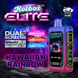 Hotbox Elite 50K Vaporizer - Hawaiian Rainbow - 5 Pack Box