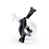 Ritual - 7.5'' Silicone Astro Bubbler - Black & White Marble