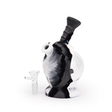 Ritual - 7.5'' Silicone Astro Bubbler - Black & White Marble