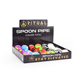 Ritual - 4'' Silicone Spoon Pipes - POP of 12