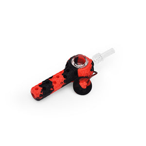 Ritual - 4'' Silicone Nectar Spoon - Black & Red