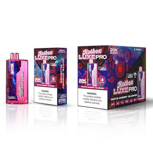 Hotbox™ Luxe Pro 20K Puffs - White Cherry Slushee | Display Pack of 5