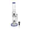 High Society - Gemini Premium Wig Wag Waterpipe (Blue)