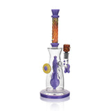 High Society - Jupiter Premium Wig Wag Waterpipe (Slime Purple)